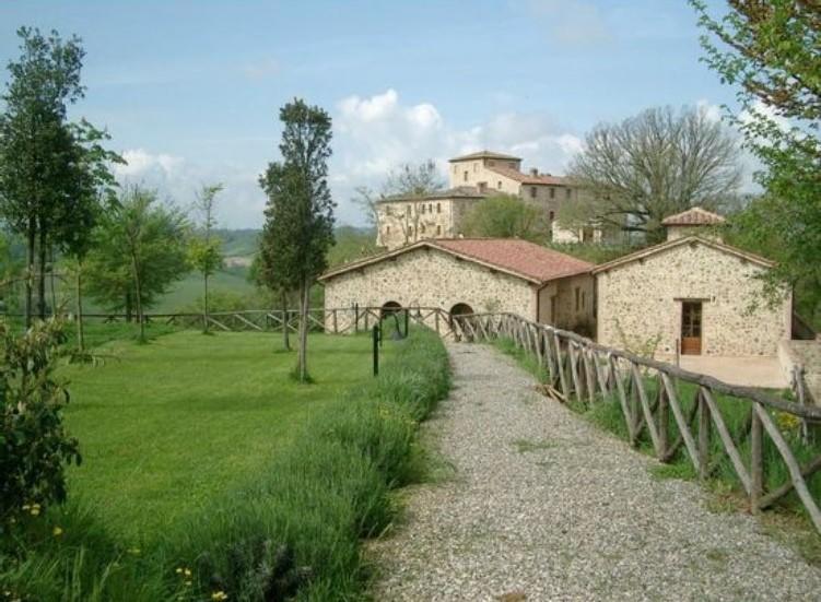 Residenza Il Platano Fortilizio Di Campiglia Раполано Терме Екстериор снимка